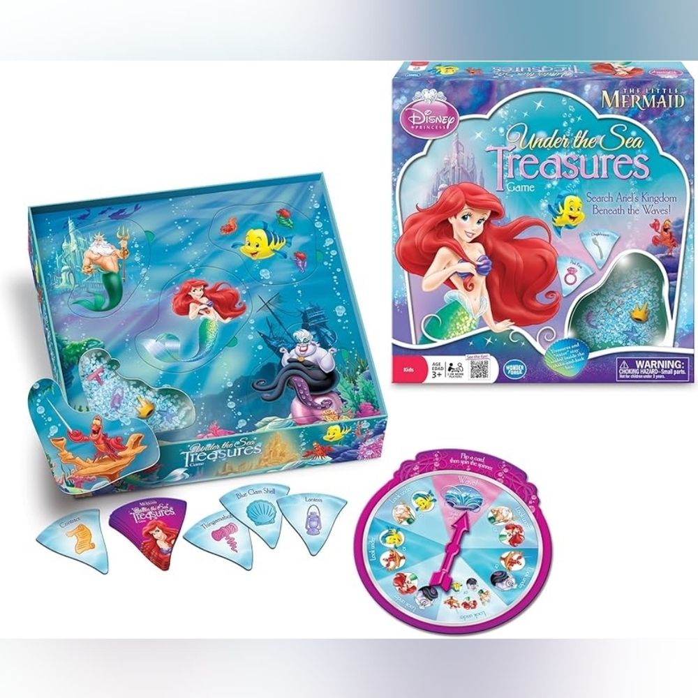 Disney The Little Mermaid Under The Sea Treasures Game